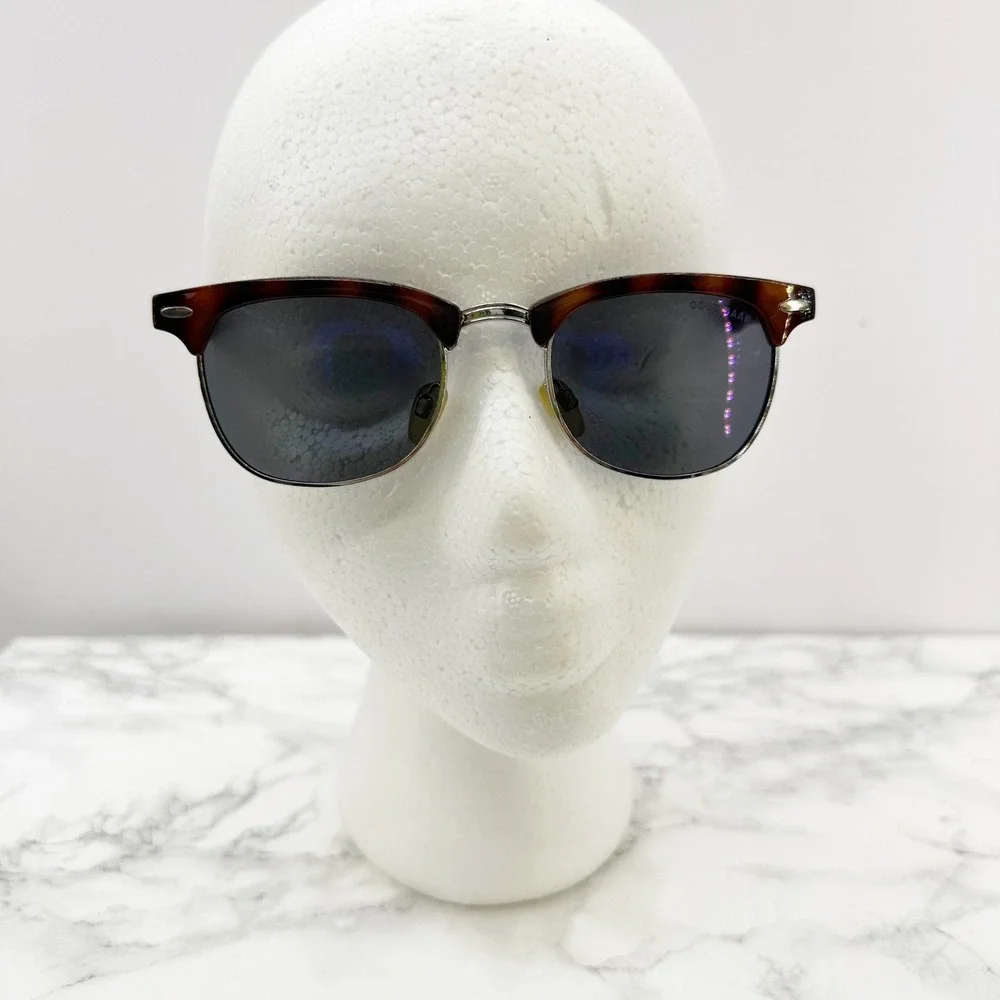 Cole Haan C1719 22 Sunglasses Women Tortoise Polarized Clubmaster‎ Excellent
